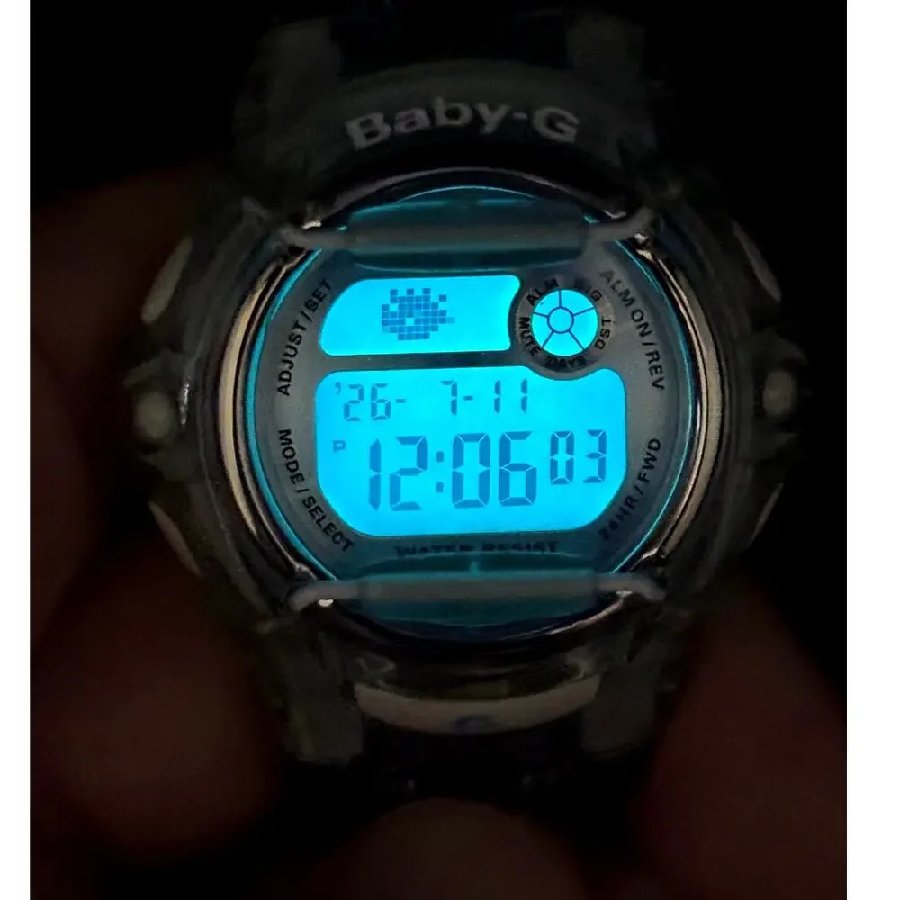 Casio Baby-G BG169R Turquoise Clear Digital Shock Resistant 200M Women’s Watch
